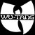 A split-screen animated contact sheet showing two frames of a Wu-Tang Clan logo on the left and green text reading "Original Icons .com" on the right against a black background.