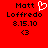Red background displays black text and symbols with a white heart symbol appearing on the left side of the image.