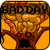 Animated contact sheet of a cartoon brain character with red eyes and orange-yellow color scheme, displaying sequential frame changes in an AIM buddy icon format.