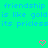 Cyan background with repeated blue text and pink pixel hearts; static image showing no animation changes.
