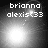 Four grayscale display a bright light source with text 'brianna alexis(33)' above it, showing varying intensity and position of the glow across frames
