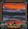 Pixel art landscape with sunset sky, mountains, forest, and water framed by ornate border; central eye symbol above 'PREVIEW' text.