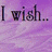 Purple background with dark text reading "I wish... I lived in a... Fairy Tale" arranged across four