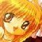 Animated sequence of a cartoon character with orange hair and large brown eyes, showing eye movement across frames.