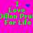 Bright pink background with green pixelated text reading "I Love Dillon Pro For Life" and two variations of blue pixelated symbols above the "I"s.