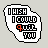 25 identical white speech bubbles with black text "I HAD TO TELL YOU" on a light gray background, each bubble's middle line changing color from red to purple