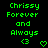 Green pixelated text and symbols on black background with two animation states showing heart symbol change.