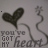 Animated contact sheet of a 48x48 pixel buddy icon showing repeated heart-shaped text animation with wavy lines and subtle particle effects on gray background.