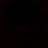 Animated icon with dark background and faint repeating text, transitioning to solid light gray corner.