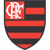 Pixelated shield-shaped icon with red and black horizontal stripes, featuring a white stylized 'CR' monogram in the top-left quadrant on a red background.