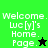 Four display 'Welcome. Lc[y]'s Home. Page.' text with a star symbol changing between black and green on different backgrounds