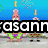 Pixelated cartoon characters and text overlays on a split background with blue and green sections.