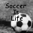 Black-and-white soccer ball with text variations 'Soccer Is Life', 'Soccer Is Love', and 'Soccer Is Everything' displayed across three