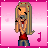 Animated contact sheet of a pixel art pop star icon with pink background and musical notes, showing 22 frames of singing animation.