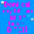 Blue background with repeated pink text 'Dont call my bff an asian bitch, BITCH!' and scattered white stars.