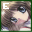 Pixelated anime-style icon showing a character's face with brown hair, blue eyes, and pink cheeks; white 'E' in top-left corner on left frame, light blue 'E' on right frame.