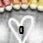 White neon heart outline on gray background with black text elements changing from 'I' to 'O' and 'oonversal' below.
