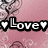 Pink background with floral patterns and black text blocks reading 'Love', 'Its a short word', 'Easy to spell', 'Hard to define', '&', 'impossible to live without'.