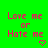 Green background with pink pixelated text reading "Love me or Hate me" and two small heart symbols below the right side of the text.