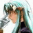Pixelated static image of a character with dark hair and light skin wearing a green jacket over a white shirt, viewed from an angle against a light background.