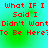 Red pixelated text repeats 'What IF I Said I Didn't Want To Be Here?' across a cyan-green gradient background in four identical quadrants.