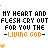 Animated contact sheet of a repeating text-based icon with orange hearts and black text on white background, showing frame-by-frame changes in repeated phrases.
