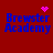 Red background with blue text 'Brewster Academy' and four distinct pink pixel patterns: a heart, scattered dots, a circular cluster, and another dot pattern.