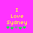 Yellow text "I Love Sydney" on bright pink background with green and gray clover symbols below.