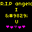 Yellow text and symbols on black background with pink heart icons, showing two identical static frames side-by-side.