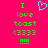 A static pixel art image with a bright pink background displaying green text and symbols arranged in two