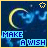 Animated contact sheet of a fantasy-themed buddy icon with changing text over a crescent moon and starry background, displayed in 4x3 grid format.