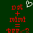 Green background with red pixelated text and symbols, including a white heart outline above the text.