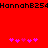 Red background with black text at top and two of pink star-like shapes below
