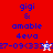 Pixelated text and symbols on red, pink, and white backgrounds with animated star changes.