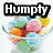 A pixelated image with text overlays and two distinct visual elements: a colorful ice cream sundae on the left, and a white rabbit wearing a bow tie on the right.