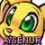 Yellow cartoon cat face with green eyes and pink inner ears, displayed in a of six showing text variations beneath the image