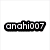 A four- shows a person in a pink background with text 'anah007' on the top-left