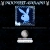 Static pixel art icon featuring a light blue rabbit silhouette against dark blue background within square frame, with white and gray lower section.