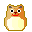 Four pixelated hamster icons arranged in a , each with distinct facial expressions against a gray background