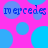 A static image with a bright pink background featuring scattered blue circles and repeated text "mercedes" in dark blue pixelated font.