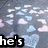 Animated sequence of heart-shaped patterns with text overlays 'he's got me hypnotized' and '50' on a dark background.