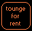 identical orange-outlined black squares with 'tounge for rent' text, some showing slight pixel variations in the lettering