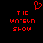Red pixelated text and heart symbol on black background, two identical side-by-side layouts with 'THE WATEVR SHOW' text.