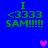 Blue background with green text "I <333 SAM!!!!!!" repeated four times and two pink heart symbols in different positions.