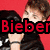 A four- shows a person with brown hair in various poses, with overlaid text reading "Bieber," "is a," and "Beaver." The have red, gray, white, and gray backgrounds