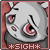 A 4x3 contact sheet of a pixel art animation featuring a gray cartoon character with red eyes and tears, displaying sequential facial expressions while the text *SIGH* appears below each frame.