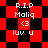 Red and black pixelated with text 'R.I.P Maliq <3 luv u' in white, showing two distinct background patterns across observations