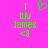 Pixelated green text and symbols on bright pink background, with heart symbol appearing in first frame.