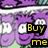 Purple cartoon character with white eyes and green shirt appears in multiple , text changes from 'Buy me' to 'NO u buy me' then 'Nope ME'
