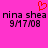 A static image with a bright pink background displays two identical text blocks and a red pixelated heart symbol above them.